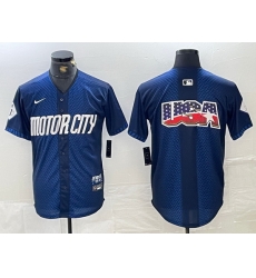 Men Detroit Tigers Team Big Logo 2024 Navy City Connect Cool Base Limited Stitched 2 Men Detroit Tigers Team Big Logo 2024 Navy City Connect Cool Base Limited Stitched 2