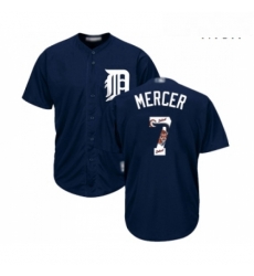 Mens Detroit Tigers 7 Jordy Mercer Authentic Navy Blue Team Logo Fashion Cool Base Baseball Jersey Mens Detroit Tigers 7 Jordy Mercer Authentic Navy Blue Team Logo Fashion Cool Base Baseball Jersey