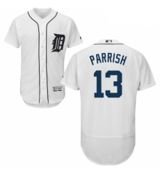 Mens Majestic Detroit Tigers 13 Lance Parrish White Home Flex Base Authentic Collection MLB Jersey Mens Majestic Detroit Tigers 13 Lance Parrish White Home Flex Base Authentic Collection MLB Jersey