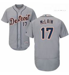 Mens Majestic Detroit Tigers 17 Denny Mclain Replica Grey Road Cool Base MLB Jersey Mens Majestic Detroit Tigers 17 Denny Mclain Replica Grey Road Cool Base MLB Jersey