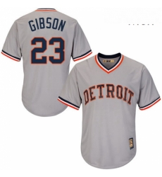Mens Majestic Detroit Tigers 23 Kirk Gibson Replica Grey Cooperstown MLB Jersey Mens Majestic Detroit Tigers 23 Kirk Gibson Replica Grey Cooperstown MLB Jersey