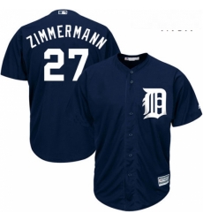 Mens Majestic Detroit Tigers 27 Jordan Zimmermann Replica Navy Blue Alternate Cool Base MLB Jersey Mens Majestic Detroit Tigers 27 Jordan Zimmermann Replica Navy Blue Alternate Cool Base MLB Jersey
