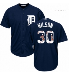 Mens Majestic Detroit Tigers 30 Alex Wilson Authentic Navy Blue Team Logo Fashion Cool Base MLB Jersey Mens Majestic Detroit Tigers 30 Alex Wilson Authentic Navy Blue Team Logo Fashion Cool Base MLB Jersey