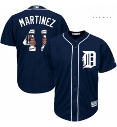 Mens Majestic Detroit Tigers 41 Victor Martinez Authentic Navy Blue Team Logo Fashion Cool Base MLB Jersey Mens Majestic Detroit Tigers 41 Victor Martinez Authentic Navy Blue Team Logo Fashion Cool Base MLB Jersey