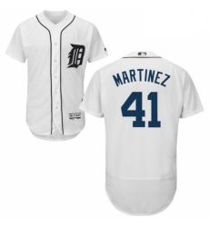 Mens Majestic Detroit Tigers 41 Victor Martinez White Home Flex Base Authentic Collection MLB Jersey Mens Majestic Detroit Tigers 41 Victor Martinez White Home Flex Base Authentic Collection MLB Jersey