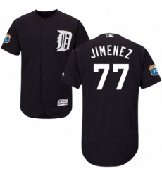 Mens Majestic Detroit Tigers 77 Joe Jimenez Navy Blue Alternate Flex Base Authentic Collection MLB Jersey Mens Majestic Detroit Tigers 77 Joe Jimenez Navy Blue Alternate Flex Base Authentic Collection MLB Jersey