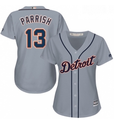 Womens Majestic Detroit Tigers 13 Lance Parrish Authentic Grey Road Cool Base MLB Jersey Womens Majestic Detroit Tigers 13 Lance Parrish Authentic Grey Road Cool Base MLB Jersey