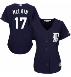 Womens Majestic Detroit Tigers 17 Denny McLain Replica Navy Blue Alternate Cool Base MLB Jersey Womens Majestic Detroit Tigers 17 Denny McLain Replica Navy Blue Alternate Cool Base MLB Jersey