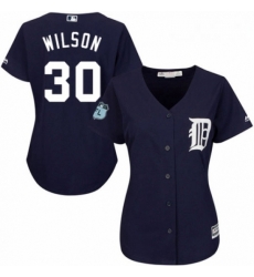 Womens Majestic Detroit Tigers 30 Alex Wilson Authentic Navy Blue Alternate Cool Base MLB Jersey Womens Majestic Detroit Tigers 30 Alex Wilson Authentic Navy Blue Alternate Cool Base MLB Jersey