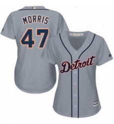 Womens Majestic Detroit Tigers 47 Jack Morris Authentic Grey Road Cool Base MLB Jersey Womens Majestic Detroit Tigers 47 Jack Morris Authentic Grey Road Cool Base MLB Jersey