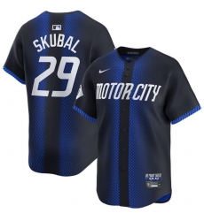 Youth Detroit Tigers 29 Tarik Skubal 2024 Navy City Connect Cool Base Limited Stitched Baseball Jersey Youth Detroit Tigers 29 Tarik Skubal 2024 Navy City Connect Cool Base Limited Stitched Baseball Jersey