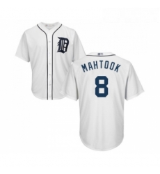 Youth Detroit Tigers 8 Mikie Mahtook Replica White Home Cool Base Baseball Jersey Youth Detroit Tigers 8 Mikie Mahtook Replica White Home Cool Base Baseball Jersey
