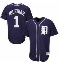 Youth Majestic Detroit Tigers 1 Jose Iglesias Authentic Navy Blue Cool Base MLB Jersey Youth Majestic Detroit Tigers 1 Jose Iglesias Authentic Navy Blue Cool Base MLB Jersey
