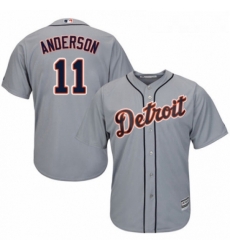 Youth Majestic Detroit Tigers 11 Sparky Anderson Replica Grey Road Cool Base MLB Jersey Youth Majestic Detroit Tigers 11 Sparky Anderson Replica Grey Road Cool Base MLB Jersey