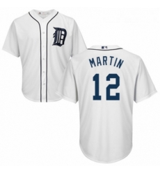 Youth Majestic Detroit Tigers 12 Leonys Martin Replica White Home Cool Base MLB Jersey Youth Majestic Detroit Tigers 12 Leonys Martin Replica White Home Cool Base MLB Jersey