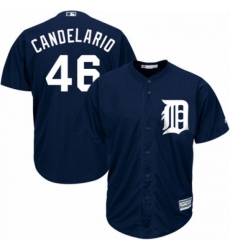 Youth Majestic Detroit Tigers 46 Jeimer Candelario Authentic Navy Blue Alternate Cool Base MLB Jersey Youth Majestic Detroit Tigers 46 Jeimer Candelario Authentic Navy Blue Alternate Cool Base MLB Jersey
