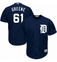 Youth Majestic Detroit Tigers 61 Shane Greene Replica Navy Blue Alternate Cool Base MLB Jersey Youth Majestic Detroit Tigers 61 Shane Greene Replica Navy Blue Alternate Cool Base MLB Jersey