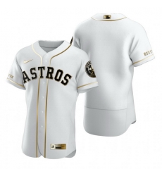 Houston Astros Blank White Nike Mens Authentic Golden Edition MLB Jersey Houston Astros Blank White Nike Mens Authentic Golden Edition MLB Jersey