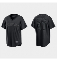 Men Houston Astros 30 Kyle Tucker Black Pitch Black Fashion Replica Stitched Jersey Men Houston Astros 30 Kyle Tucker Black Pitch Black Fashion Replica Stitched Jersey