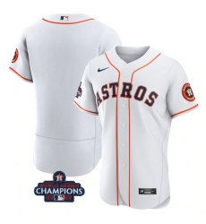 Men Houston Astros Blank White 2022 World Series Champions Flex Base Stitched Baseball Jersey Men Houston Astros Blank White 2022 World Series Champions Flex Base Stitched Baseball Jersey