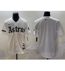 Men Houston Astros Blank White Gothic 27Houston Born Barrio Raised 27 Limited Stitched Baseball Jersey Men Houston Astros Blank White Gothic 27Houston Born Barrio Raised 27 Limited Stitched Baseball Jersey