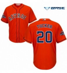 Mens Majestic Houston Astros 20 Preston Tucker Replica Orange Alternate 2017 World Series Champions Cool Base MLB Jersey Mens Majestic Houston Astros 20 Preston Tucker Replica Orange Alternate 2017 World Series Champions Cool Base MLB Jersey