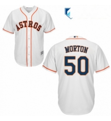 Mens Majestic Houston Astros 50 Charlie Morton Replica White Home Cool Base MLB Jersey Mens Majestic Houston Astros 50 Charlie Morton Replica White Home Cool Base MLB Jersey
