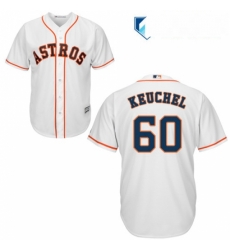 Mens Majestic Houston Astros 60 Dallas Keuchel Replica White Home Cool Base MLB Jersey Mens Majestic Houston Astros 60 Dallas Keuchel Replica White Home Cool Base MLB Jersey