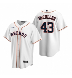 Mens Nike Houston Astros 43 Lance McCullers White Home Stitched Baseball Jerse Mens Nike Houston Astros 43 Lance McCullers White Home Stitched Baseball Jerse
