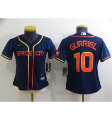 Women Houston Astros 10 Yuli Gurriel 2022 Navy City Connect Stitched Jersey Women Houston Astros 10 Yuli Gurriel 2022 Navy City Connect Stitched Jersey