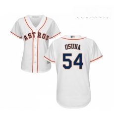 Womens Houston Astros 54 Roberto Osuna Authentic White Home Cool Base Baseball Jersey Womens Houston Astros 54 Roberto Osuna Authentic White Home Cool Base Baseball Jersey