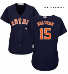 Womens Majestic Houston Astros 15 Carlos Beltran Replica Navy Blue Alternate Cool Base MLB Jersey Womens Majestic Houston Astros 15 Carlos Beltran Replica Navy Blue Alternate Cool Base MLB Jersey