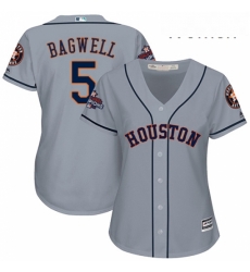 Womens Majestic Houston Astros 5 Jeff Bagwell Replica Grey Road 2017 World Series Champions Cool Base MLB Jersey Womens Majestic Houston Astros 5 Jeff Bagwell Replica Grey Road 2017 World Series Champions Cool Base MLB Jersey