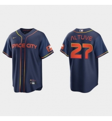 Youth Houston Astros 27 Jose Altuve 2022 Navy City Connect Stitched Jersey Youth Houston Astros 27 Jose Altuve 2022 Navy City Connect Stitched Jersey