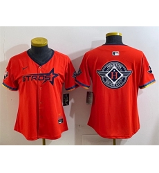 Youth Houston Astros Team Big Logo Orange 2025 City Connect With Texas Patch Limited Stitched Baseball Jersey 001 Youth Houston Astros Team Big Logo Orange 2025 City Connect With Texas Patch Limited Stitched Baseball Jersey 001