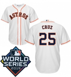 Youth Majestic Houston Astros 25 Jose Cruz White Home Cool Base Sitched 2019 World Series Patch Jersey Youth Majestic Houston Astros 25 Jose Cruz White Home Cool Base Sitched 2019 World Series Patch Jersey