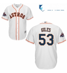 Youth Majestic Houston Astros 53 Ken Giles Replica White Home 2017 World Series Champions Cool Base MLB Jersey Youth Majestic Houston Astros 53 Ken Giles Replica White Home 2017 World Series Champions Cool Base MLB Jersey