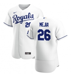 Men Kansas City Royals 26 Erick Mejia Men Nike White Home 2020 Flex Base Player MLB Jersey Men Kansas City Royals 26 Erick Mejia Men Nike White Home 2020 Flex Base Player MLB Jersey