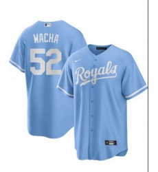 Men Kansas City Royals 52 Michael Wacha Light Blue Limited Cool Base Stitched Men Kansas City Royals 52 Michael Wacha Light Blue Limited Cool Base Stitched