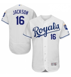 Mens Majestic Kansas City Royals 16 Bo Jackson White Flexbase Authentic Collection MLB Jersey Mens Majestic Kansas City Royals 16 Bo Jackson White Flexbase Authentic Collection MLB Jersey