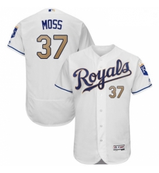 Mens Majestic Kansas City Royals 37 Brandon Moss White Flexbase Authentic Collection MLB Jersey Mens Majestic Kansas City Royals 37 Brandon Moss White Flexbase Authentic Collection MLB Jersey