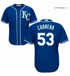 Mens Majestic Kansas City Royals 53 Melky Cabrera Replica Blue Alternate 2 Cool Base MLB Jersey Mens Majestic Kansas City Royals 53 Melky Cabrera Replica Blue Alternate 2 Cool Base MLB Jersey