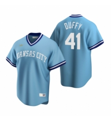 Mens Nike Kansas City Royals 41 Danny Duffy Light Blue Cooperstown Collection Road Stitched Baseball Jerse Mens Nike Kansas City Royals 41 Danny Duffy Light Blue Cooperstown Collection Road Stitched Baseball Jerse