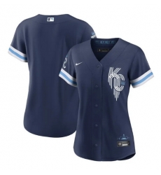 Women Kansas City Royals Blank 2022 Navy City Connect Cool Base Stitched Jersey Women Kansas City Royals Blank 2022 Navy City Connect Cool Base Stitched Jersey