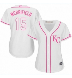 Womens Majestic Kansas City Royals 15 Whit Merrifield Replica White Fashion Cool Base MLB Jersey Womens Majestic Kansas City Royals 15 Whit Merrifield Replica White Fashion Cool Base MLB Jersey