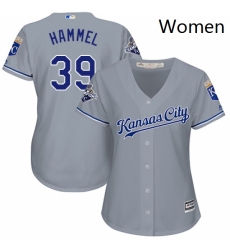 Womens Majestic Kansas City Royals 39 Jason Hammel Authentic Grey Road Cool Base MLB Jersey Womens Majestic Kansas City Royals 39 Jason Hammel Authentic Grey Road Cool Base MLB Jersey