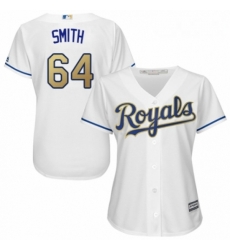 Womens Majestic Kansas City Royals 64 Burch Smith Authentic White Home Cool Base MLB Jersey Womens Majestic Kansas City Royals 64 Burch Smith Authentic White Home Cool Base MLB Jersey