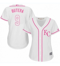 Womens Majestic Kansas City Royals 9 Drew Butera Authentic White Fashion Cool Base MLB Jersey Womens Majestic Kansas City Royals 9 Drew Butera Authentic White Fashion Cool Base MLB Jersey