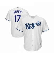 Youth Kansas City Royals 17 Hunter Dozier Replica White Home Cool Base Baseball Jersey Youth Kansas City Royals 17 Hunter Dozier Replica White Home Cool Base Baseball Jersey
