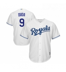 Youth Kansas City Royals 9 Lucas Duda Replica White Home Cool Base Baseball Jersey Youth Kansas City Royals 9 Lucas Duda Replica White Home Cool Base Baseball Jersey